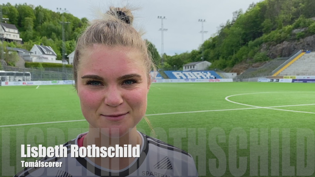 Lisbeth etter 2-1 mot Sandefjord